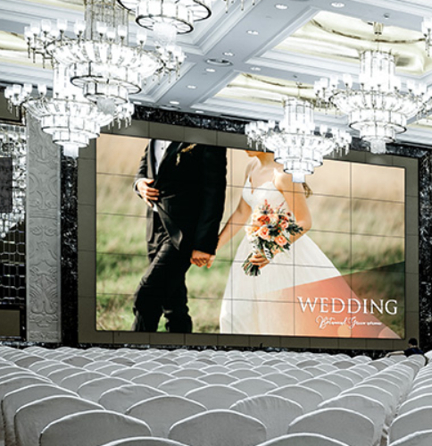 Wedding Video walls display